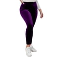 thumbnail image 1 of cocolona Womens Velvet Pants Fashion Casual Solid Color Leggings Soft Warm Yoga Pants Velvet Leggings, 1 of 7