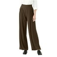 thumbnail image 1 of cocolona Womens Wide Leg Pants Elastic Waist Flowy Pleated Pants Business Casual Work Dress Pants Fashion Solid Trousers, 1 of 7