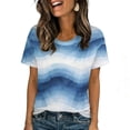 thumbnail image 1 of cocolona Womens and Mens Tie Dye Print T-shirt Summer Short Sleeve Crew Neck Tops Fashion Casual Vintage Tees Blouses, 1 of 8
