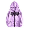 thumbnail image 1 of cocolona Zip Up Hoodie Mens Long Sleeve Drawstring Sweatshirt Fall Winter Fashion Casual Hooded Jacket Print Tops, 1 of 5