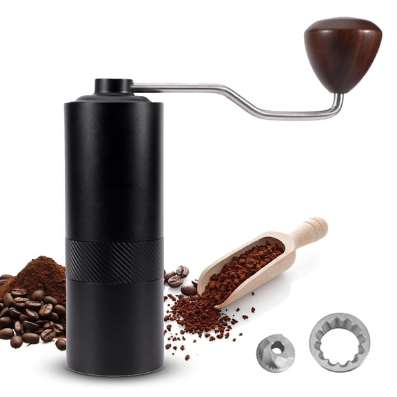 coffee ,Turkish Drip Coffee Mocha Turkish Drip Core Conical Burr With Wood Crank Manual Coffee Bean Coffee Espresso Pour 6 Core Conical Coffee Bean With Black Stainless steel burr