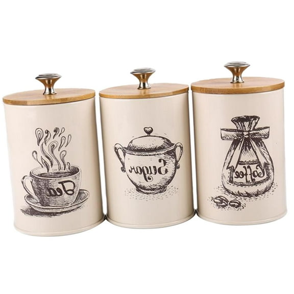 coffee and sugar Kitchen Storage Jars Pots Containers Tins