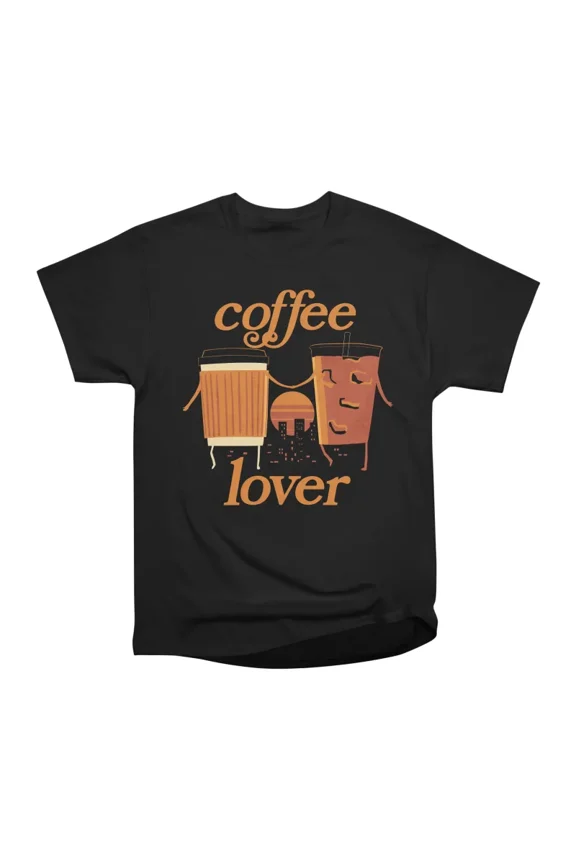 coffee lover T-Shirt Tee Gift For Him Merch For Her Apparel For Friend