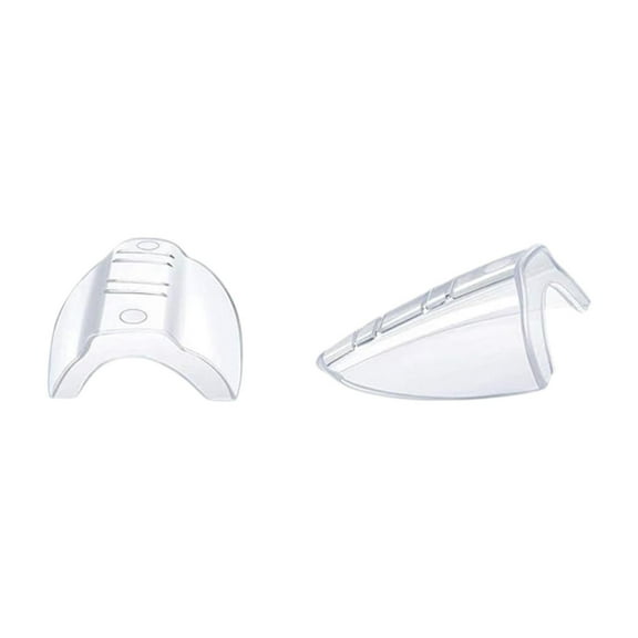 colaxi 1 Pair TPU Eyewear Protect, Glasses Side Covers for Work,Indoor Outdoor clear