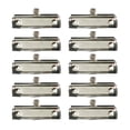 thumbnail image 1 of colaxi 10 Pieces Binder Bull Clip Clamps File Clamp Metal Hinge Clip Drawing Board Clip 4 inch Long Paper Clips for Crafts Food Bags B, 1 of 9
