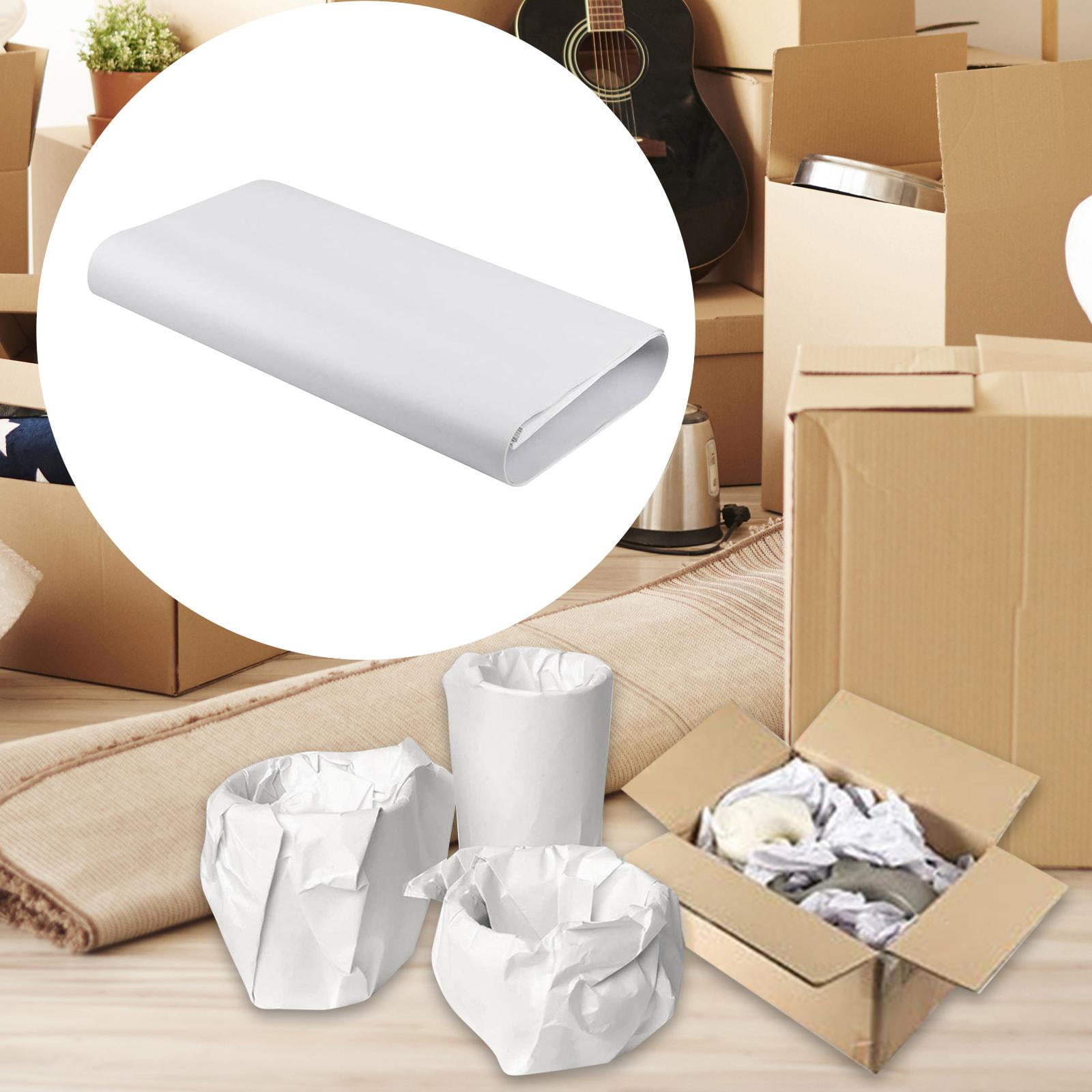 colaxi 100Pcs Newsprint Paper Moving Paper Sheet Box Filler Versatile Filling Paper for Wrapping Dishes Mirrors Accessory 70cmx42cm