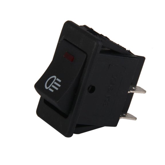 colaxi 12v 35a Rocker Switch Led Dashboard Red