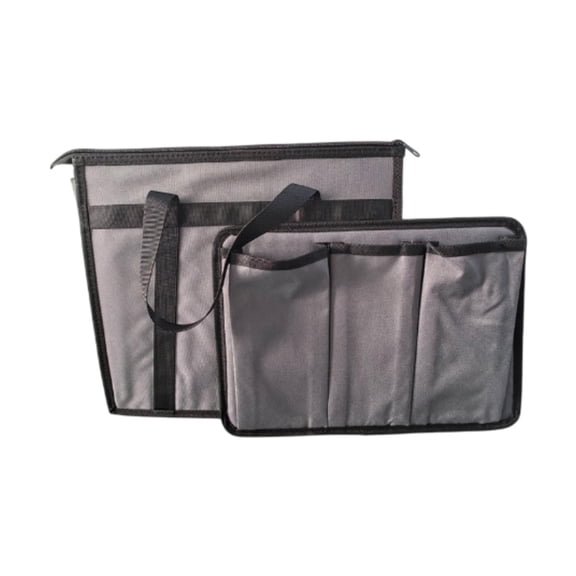 colaxi 2 Pieces Mini Carry Bag File Folder Tote Art Organizer Bag Daily Use File Holder Craft Storage Tote Bag for