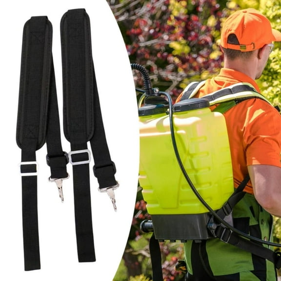 colaxi 2Pcs Backpack Sprayer Replacement Straps Adjustable Sturdy Comfortable High Strength Easy Installation Padded Shoulder Straps