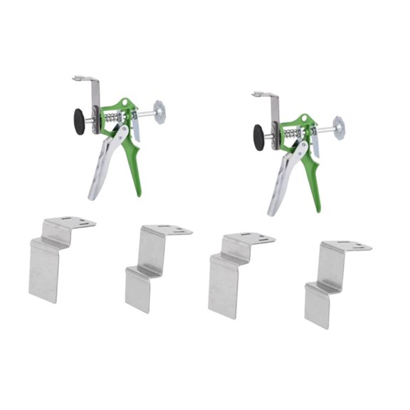colaxi 2Pcs Drawer Front Installation Clamps Drawer Face Clamps, Professional Universal Compact Cabinet Hardware Jig, Carpentry Tool