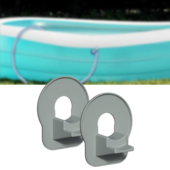 colaxi 2x Swimming Pool Pipe Holders ,Hose Support Convenient Easy to Use, Easy Installation Assembly Accessories Parts for Outside
