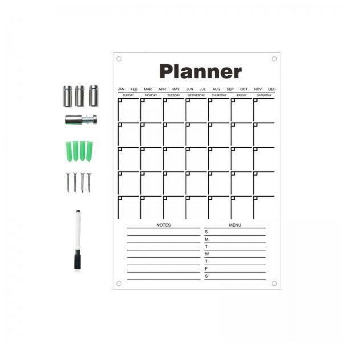 TMS A4 Weekly Meal Planner For Fridge | Magnetic Whiteboard Calendar