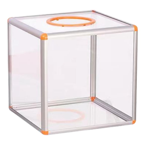 colaxi Acrylic Donation Reusable Multipurpose Ticket Box Money Storage Container for Office Charity Contest Tip Donating Medium