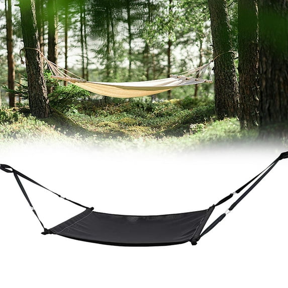 colaxi Backyard Hammock Camping Hammock Easy Install Heavy Duty Comfortable Outdoor Hammock Garden Hammock for Summer Holidays Patio Black