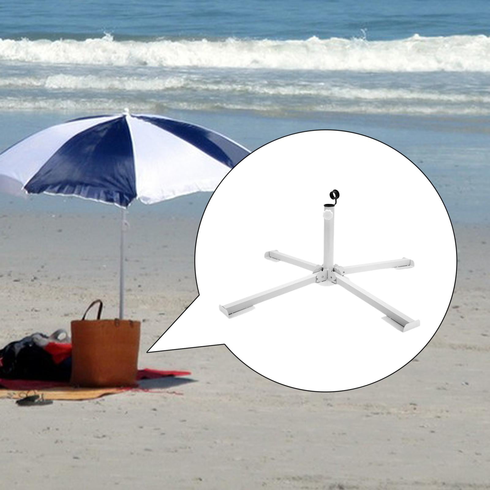 colaxi Beach Umbrella Stand Parasol Base Holder Summer Umbrella Base Outdoor Parasol Support for Courtyard Lawn Fishing Yard Camping