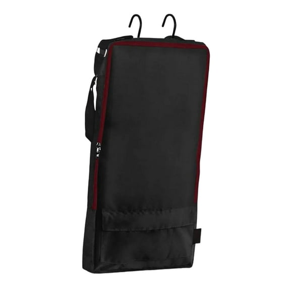 colaxi Bridle Bag ,Horse Tack Carry Bag, Sturdy Spacious Organizer Bridle/Halter Bag with 3 Prong Tack Rack for Bits Halters Harness black