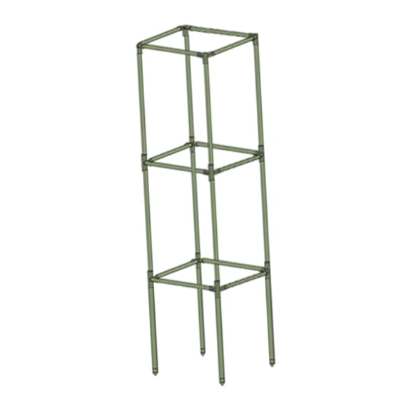 colaxi Cage Garden Trellis Stakes Plant Support Stake Stand Plant Climbing Rack Climbing Trellis for Flowers Peppers