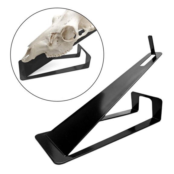 colaxi Deer Skull Mount Hanger,Table Top Stand Table Centerpiece Iron Bracket Display Rack for Shelf Halloween Deer Heads Desk Party