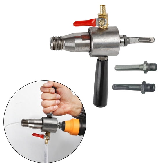 colaxi Electric Drill Water Drilling Tool Steel Repair Part Electric Hammer Convert With 3 Handles