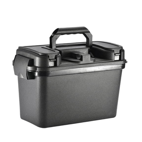 colaxi Fishing Case Multifunction Lock Buckle Wear Resistant Portable Fishing Tool Storage Box Fishing Accessory Box for Camping Supplies