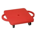 thumbnail image 1 of colaxi Floor with Handles 11.8 Inches with Rollers Coordination for Kids Sitting Scooter for Homeschool Playground Gym Red, 1 of 9