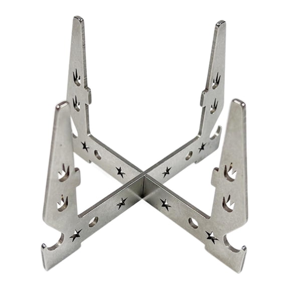 colaxi Furnace Bracket Shelf Simple Furnace Support Rack for Outdoor Camping Hiking