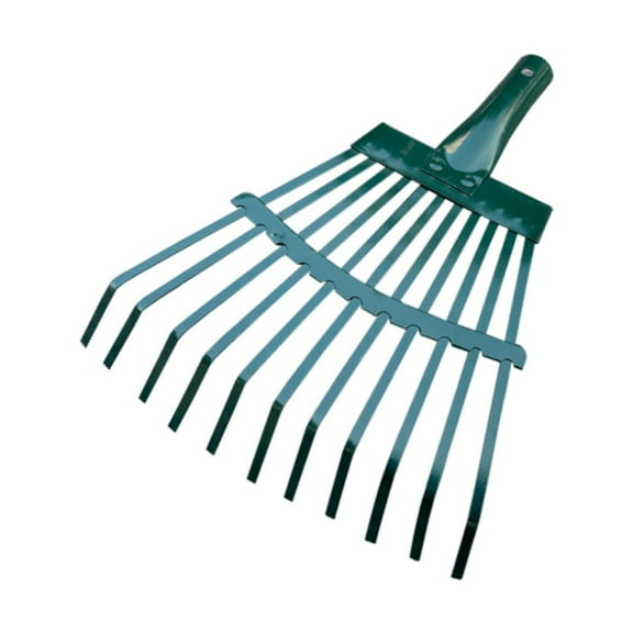 colaxi Garden Rake Head Only Hand Rake Head Steel Replacement Leaf Rake Head for Picking Leaves ing Yard Cleaning Debris Garbage 11 24x30cm