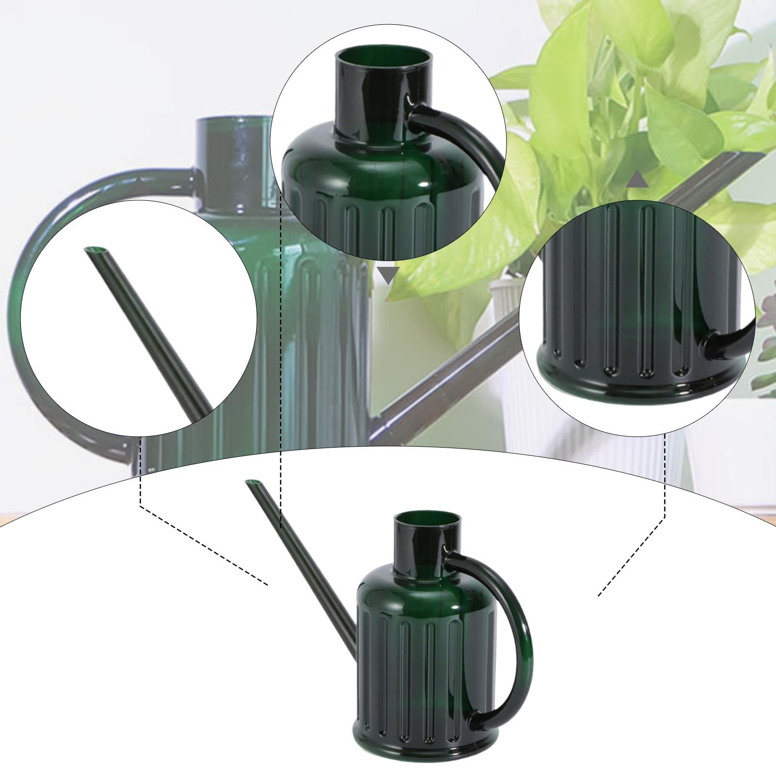colaxi Garden Water Can Watering Can 1L Small Portable Handle Modern Gardening Tool Watering Pot for Yard Bonsai Patio Indoor Plants Green