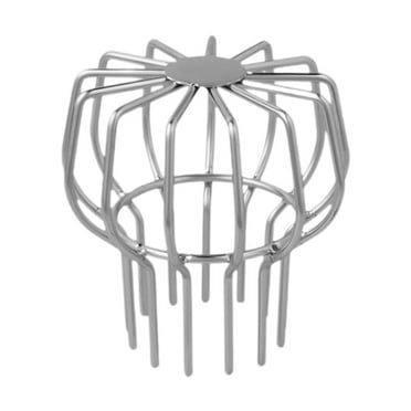 colaxi Gutter Leaf Guard Outdoor Filter Strainer Wire Cap Anti Clogging Balcony Rustproof Drainage Gutter Protector Drain 3 inch