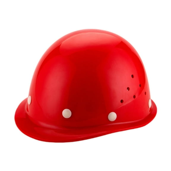 colaxi Hard Hat Construction Hard Hat Breathable High Strength Sturdy Sweatband Adjustable Protection Cap Work Helmet Vented Hardhat Red