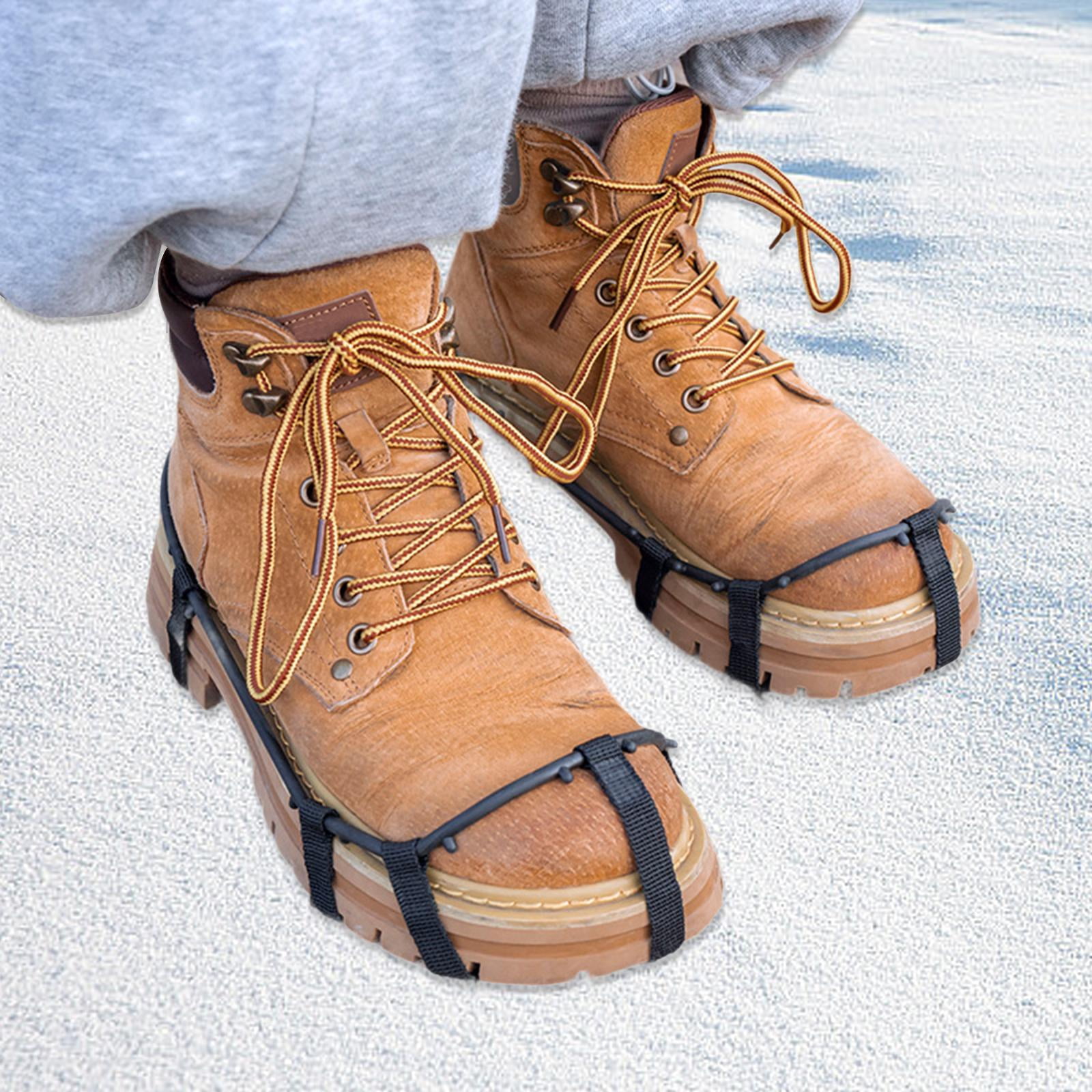 Ice Clogs colaxi Ice Cleats for Shoes and Boots, Crampons for Walking on Snow and ...