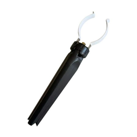 colaxi Ice Fishing Rod Holder Fishing Pole Grip Holder Tripod Bracket Adjustable Fishing Rod Rest Head Fishing Pole Holder for River Single Head