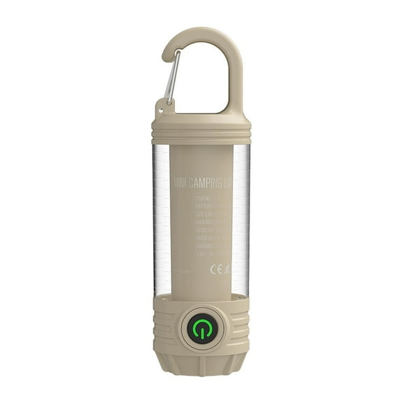colaxi LED Camping Lantern Hanging Ambient Light for Survival Traveling Backpacking Khaki