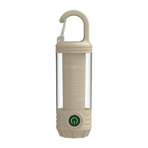 colaxi LED Camping Lantern Hanging Ambient Light for Survival Traveling Backpacking Khaki