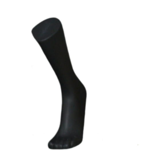 colaxi Male Mannequin Foot Model Photo Prop, Professional Lightweight Shoe Sandal Sock Display Manikin Feet for Shop, Commercial Use Long Black