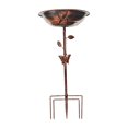 thumbnail image 1 of colaxi Metal Bird Bath Birdfeeder Sturdy Decorative Stable Easy to Clean Bird Decor for Outdoors Backyard Lawn Yard Patio Red Bronze Bird, 1 of 9