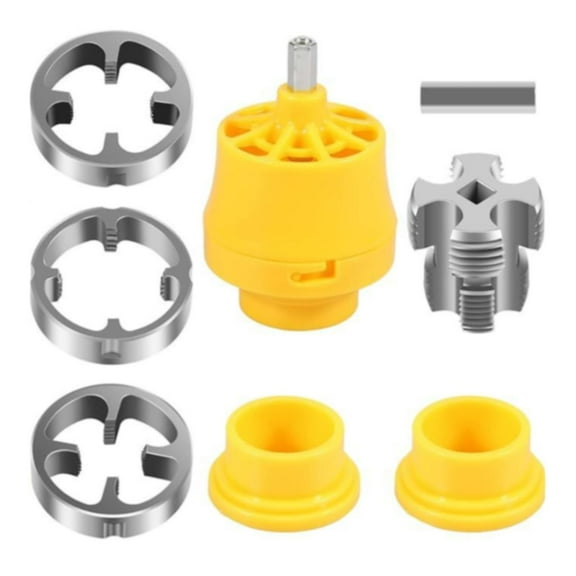 colaxi PVC Pipe Thread -set Dies Pipe Thread, Pipe Thread Installation Tool Cutting And Threading Handcraft 1/2 3/4 1 Inch Rohr -Tap