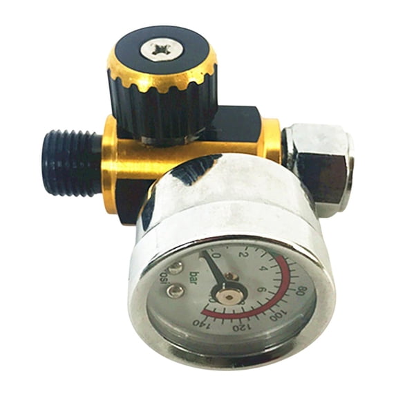 colaxi Paint Sprayer Air Pressure Regulator Air Pressure Regulator Valve Sturdy Accessory Sprayer Regulator Valve for Pneumatic Tool