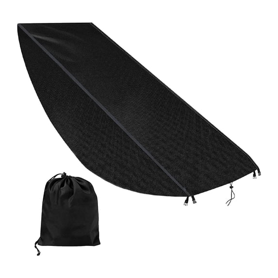 colaxi Patio Chaise Chair Cover Drawstring Dustproof Portable Windproof recliner Dust Cover Protection for Beach Lawn Outdoor Garden