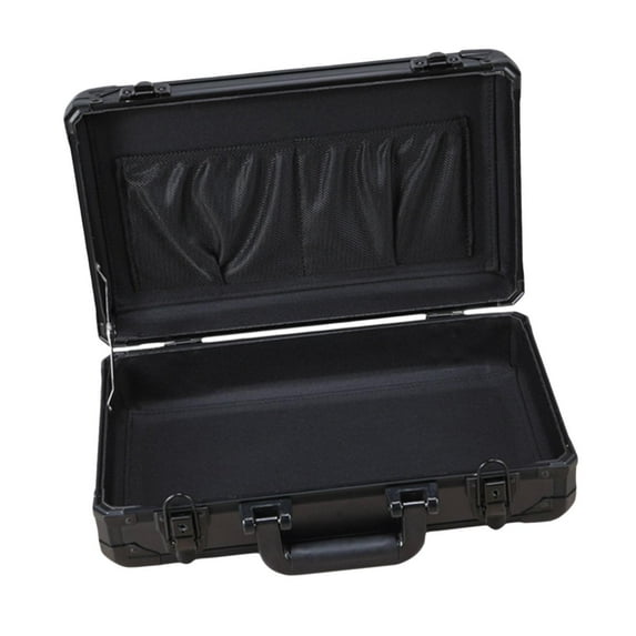 colaxi Portable Tool Box Protector Hard Case Household Storage Box Carry on with Mesh Pocket with Lock for Equipment Spanner A