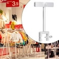 thumbnail image 1 of colaxi Sign Holder Clamp Rotatable Reused Aluminum Alloy Sign Display Clip for Hangrails and Tubes Exhibition Clothing Store Signage, 1 of 9