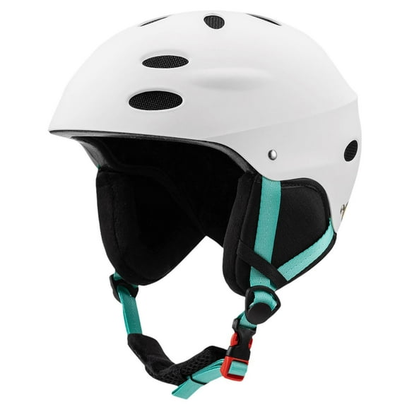 colaxi Ski Helmet Portable Sports Helmet for Skateboarding Mountain Road Skateboard White