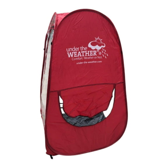 colaxi Sports Tent Fishing Pod Portable Tent Breathable Weatherproof up Tent Sports Pod for Mountaineering Traveling Backpacking Red