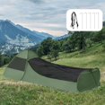 thumbnail image 1 of colaxi Tent Single Person Tent Windproof Compact Oxford Cloth Sleeping Net Tent for Camping Backpacking Outdoor Trekking Sports Dark Green, 1 of 8