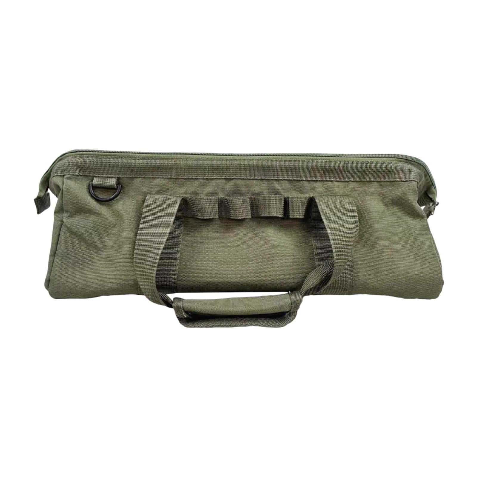 colaxi Tent Stakes Storage Bag Portable Camping Nail Bag for Outdoor Picnic Camping Green