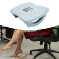 thumbnail image 1 of colaxi Under Desk Rocking Foot Rest with Massage Rollers Foot Stool for Work Office Gray, 1 of 9