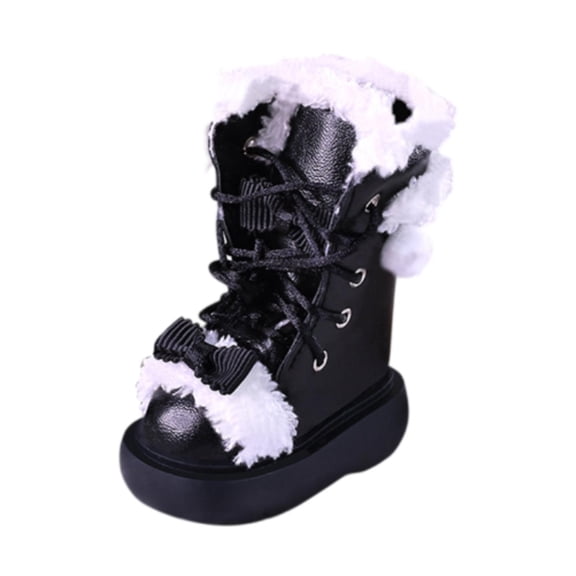 colcolo 1:4 Doll Clothing Accessory Costumes Boots for DIY Birthday Gift Photo Props black