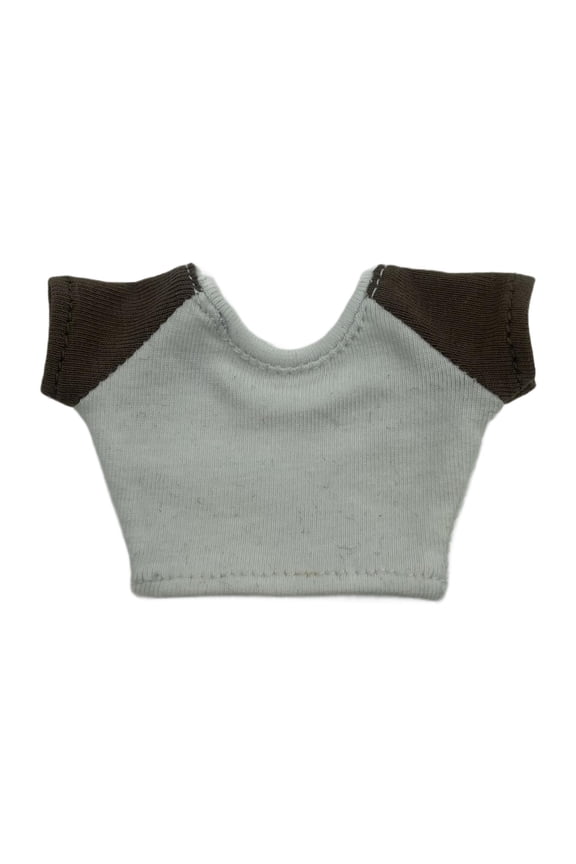 1/6 Scale Short Sleeve T Shirt Handmade Doll Clothes for 12in Action Figures Coffee