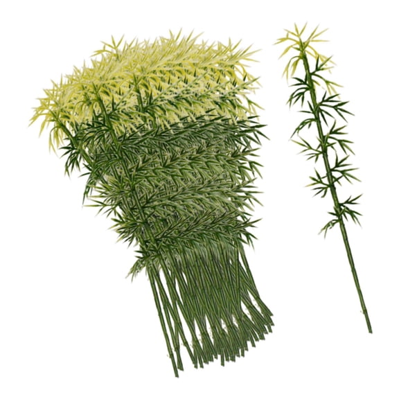 colcolo 100 Pieces Model Miniature Bamboo Trees Artificial Trees for Scenery Diorama 10cm