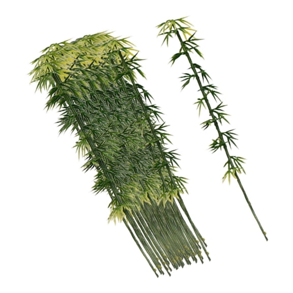 colcolo 100 Pieces Model Miniature Bamboo Trees Artificial Trees for Scenery Diorama 12cm